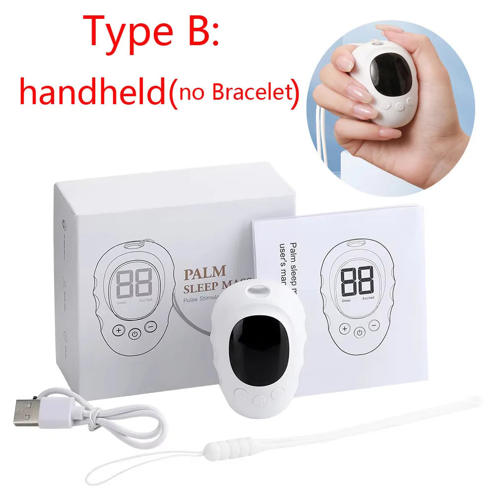 Handheld Smart Sleep Aid Relaxation Treatment Insomnia Anxiety Stress Relieve Pulse Muscle Stimulation 20 Gears Adjust