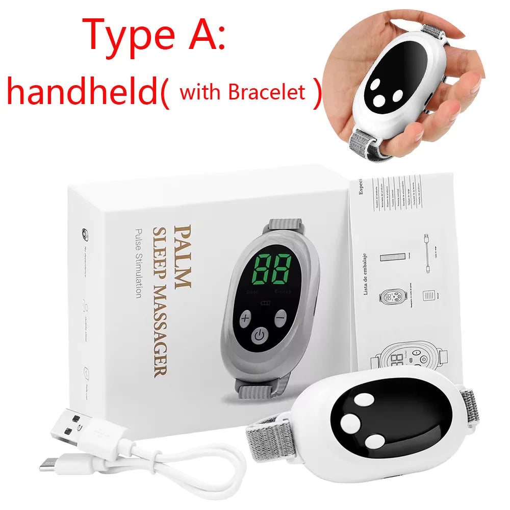 Handheld Smart Sleep Aid Relaxation Treatment Insomnia Anxiety Stress Relieve Pulse Muscle Stimulation 20 Gears Adjust